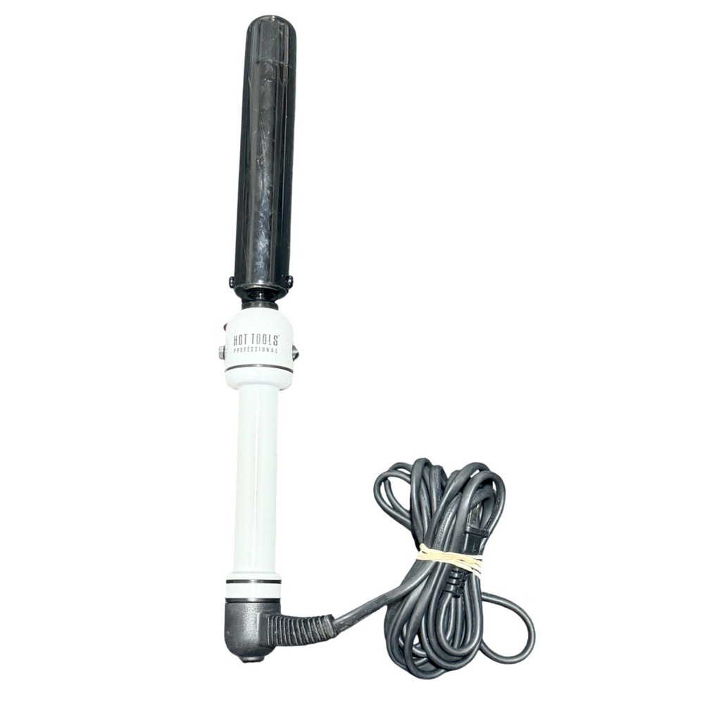 Hot Tools Professional Curling Wand Black White Ceramic Hair Styling Tool 450F